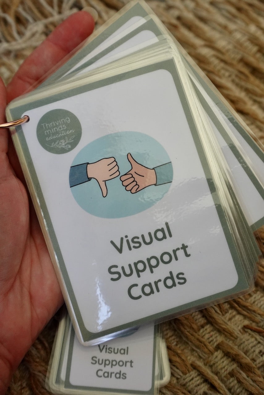 Laminated Visual Support Cards – Thriving Minds Education
