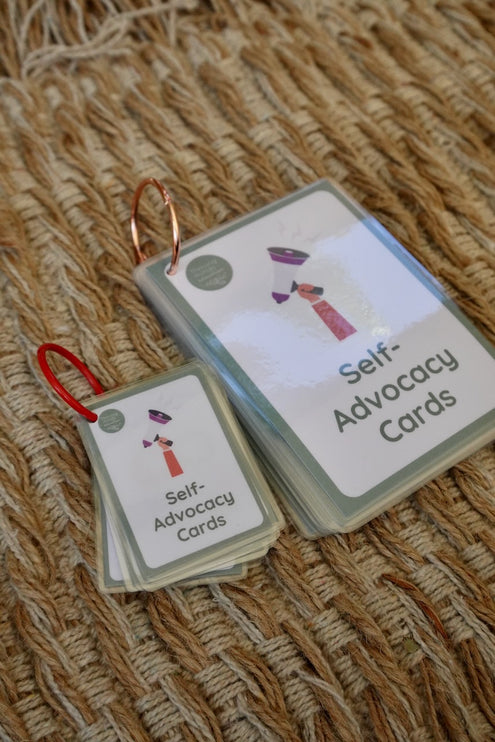Laminated Self Advocacy Cards