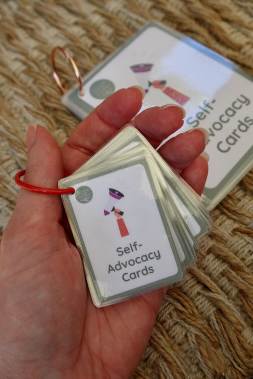 Laminated Self Advocacy Cards