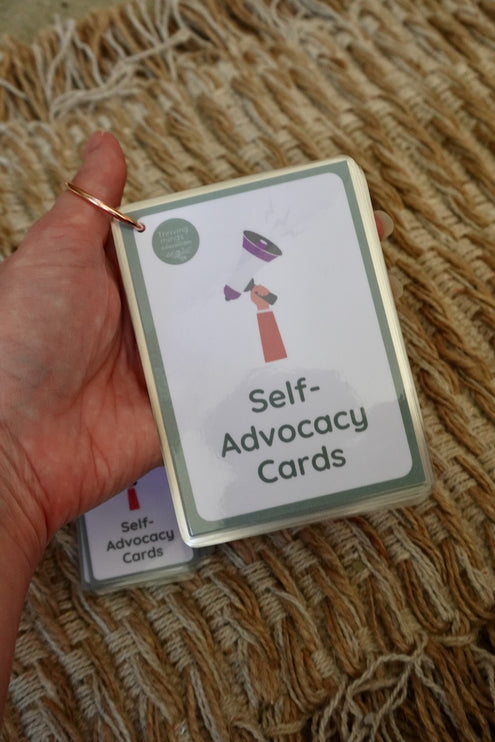 Laminated Self Advocacy Cards