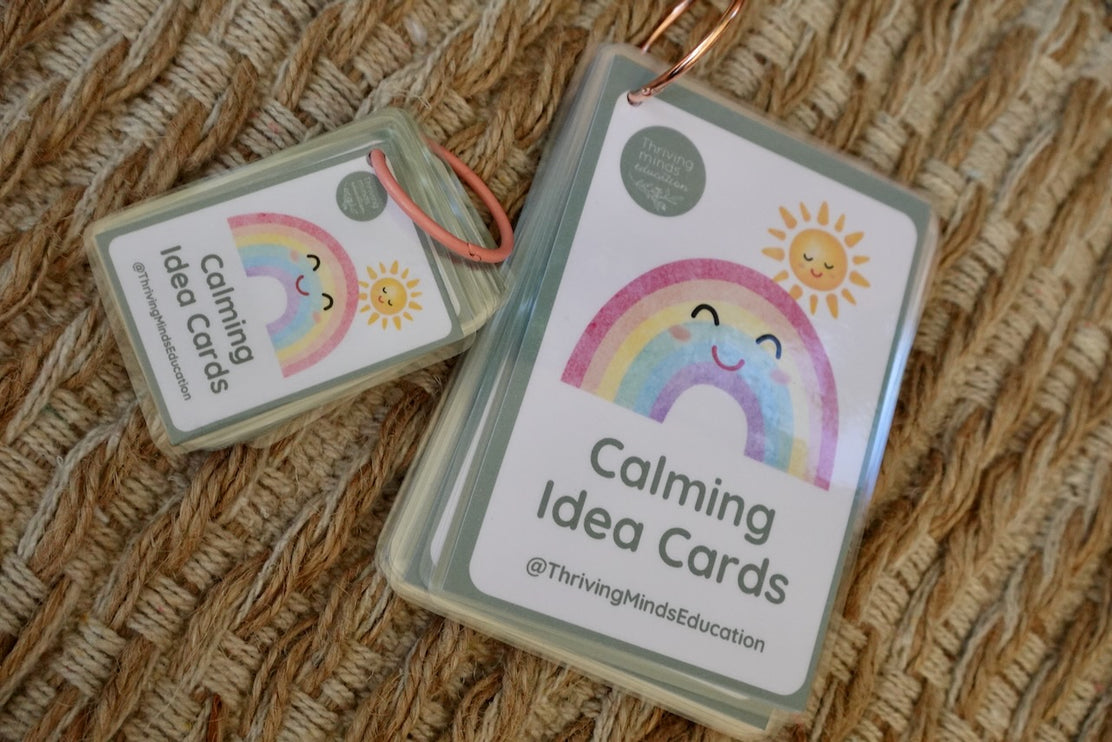 Laminated Calming Idea Cards