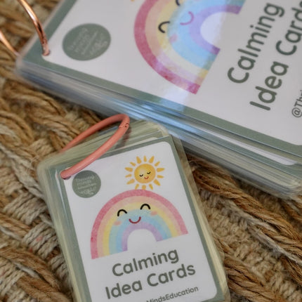 Laminated Calming Idea Cards