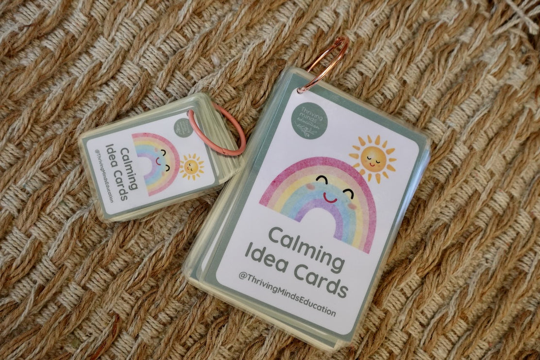 Laminated Calming Idea Cards
