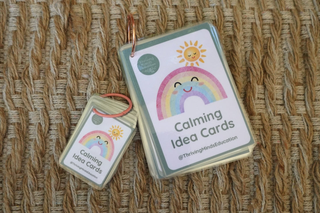 Laminated Calming Idea Cards