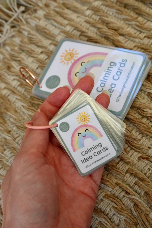 Laminated Calming Idea Cards