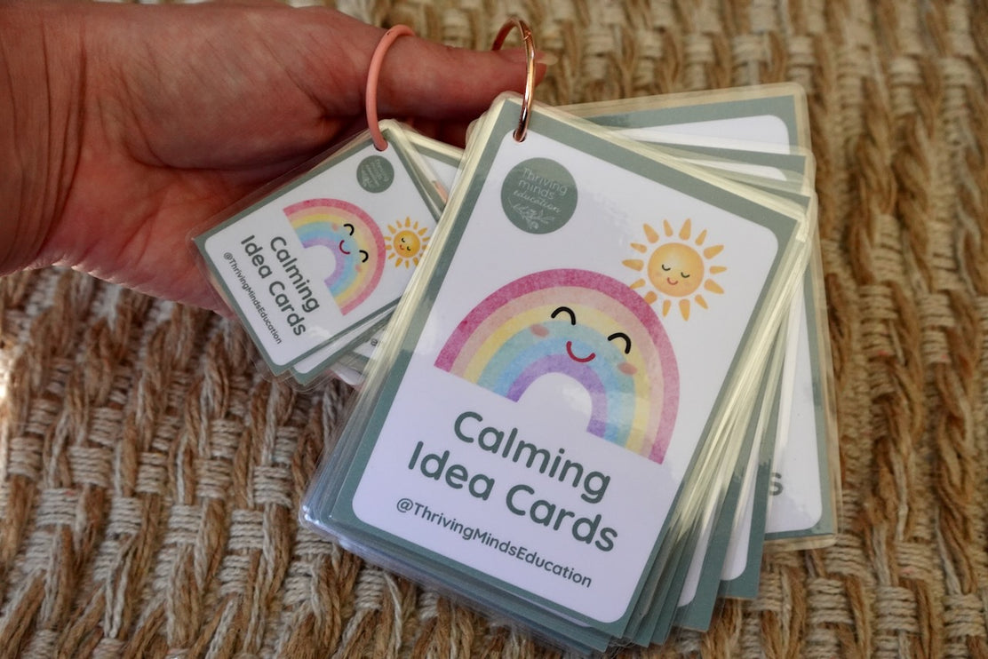 Laminated Calming Idea Cards