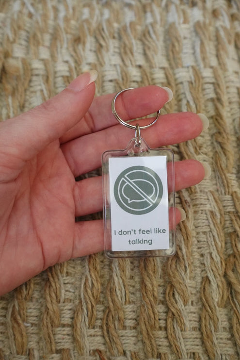 'I don't feel like talking Keyring