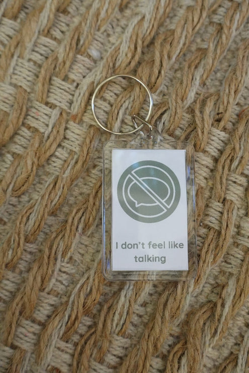 'I don't feel like talking Keyring