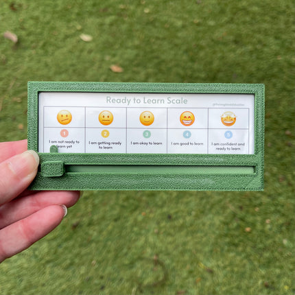 Emoji 'Ready to Learn Scale' Slider
