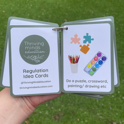 Regulation Idea Cards- Ringed Set
