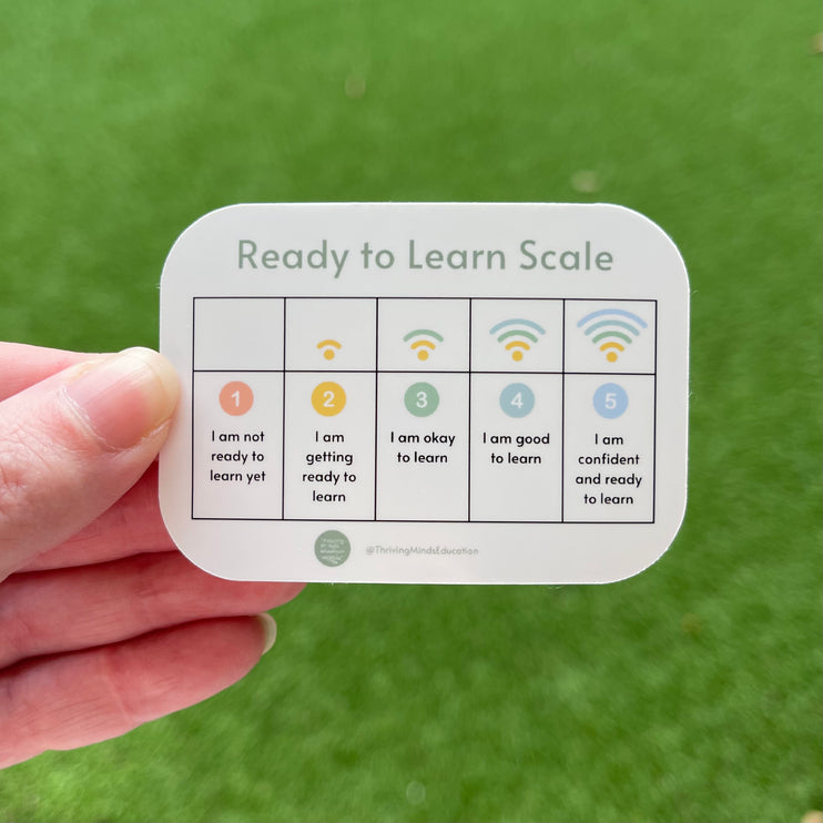 Wifi 'Ready to Learn Scale' Sticker