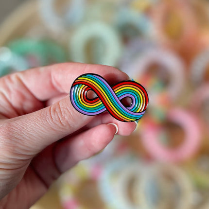 Rainbow Infinity Pin