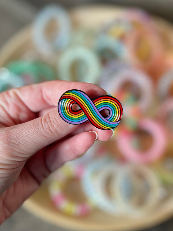 Rainbow Infinity Pin