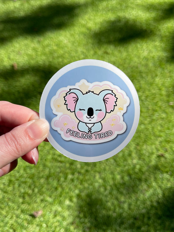 'Feeling Tired' Sticker