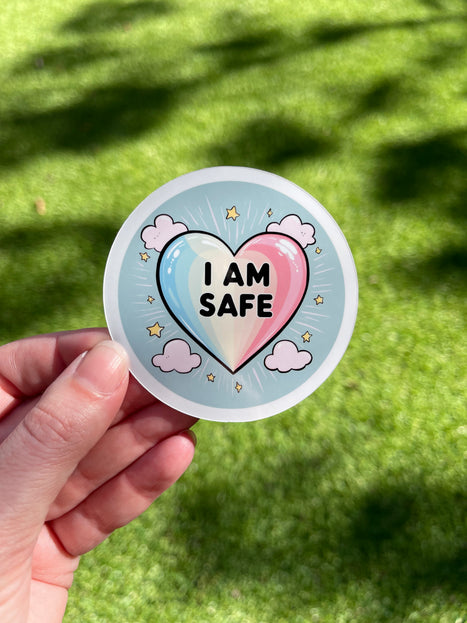 'I Am Safe' Sticker