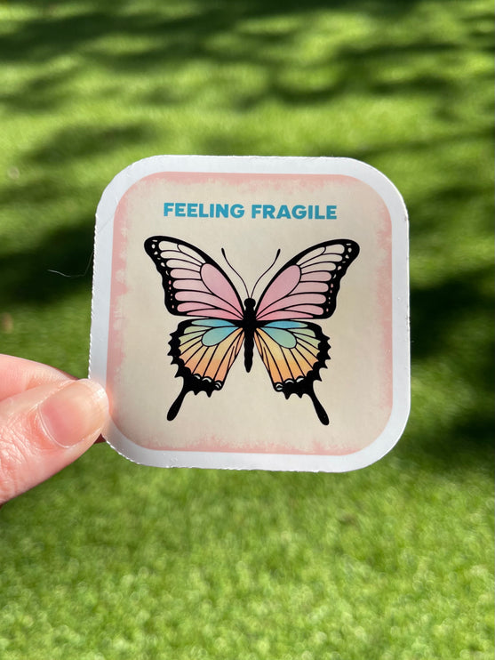 'Feeling Fragile' Sticker