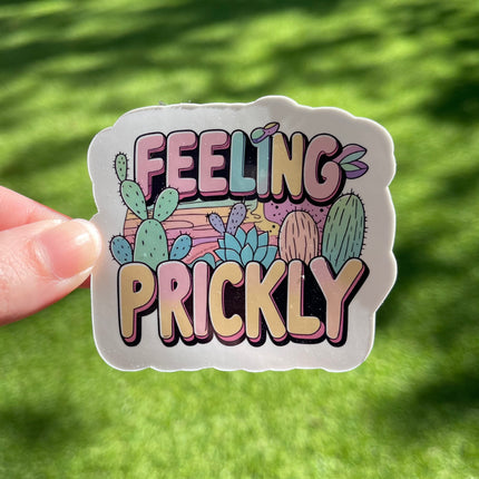 'Feeling Prickly' Cacti Sticker