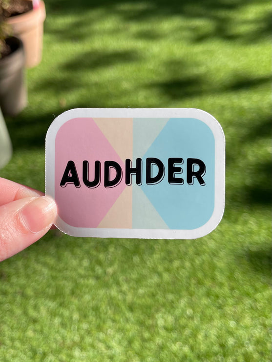 'AUDHDER'  Rectangle Sticker