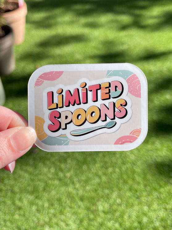 'Limited Spoons' Sticker