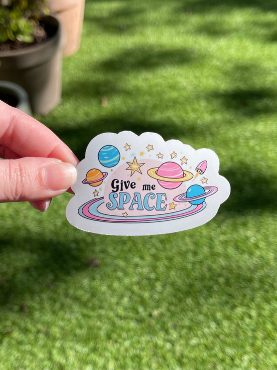 'Give Me Space' Universe Sticker