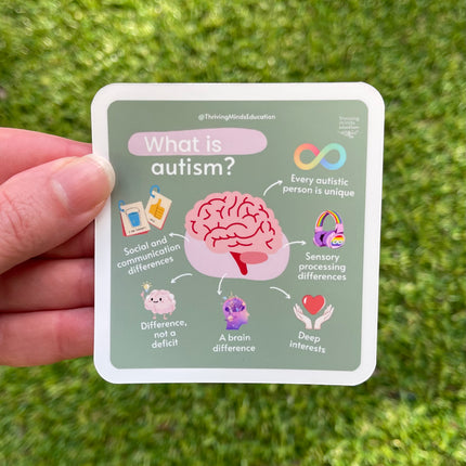 'What is autism?' Sticker