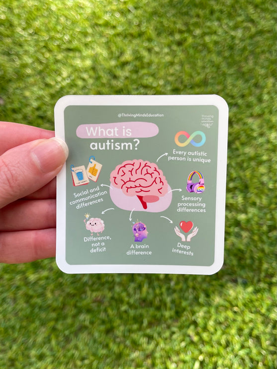 'What is autism?' Sticker