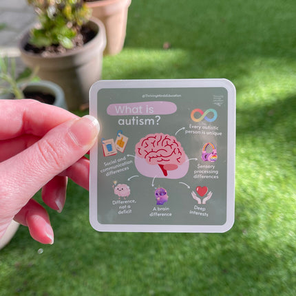 'What is autism?' Sticker
