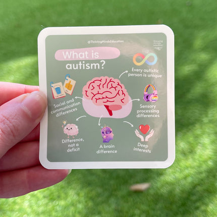 'What is autism?' Sticker