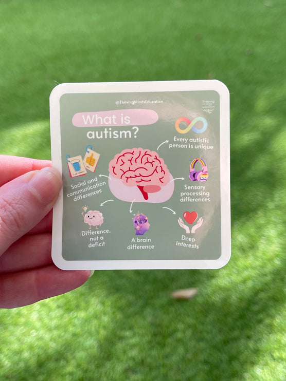'What is autism?' Sticker