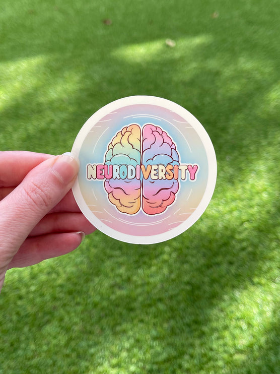 'Neurodiversity' Brain Sticker