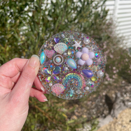 Clear Purple Glitter Trinkets Shimmer Glimmer
