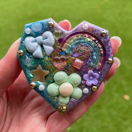 Galaxy Trinkets Heart Shimmer Glimmer