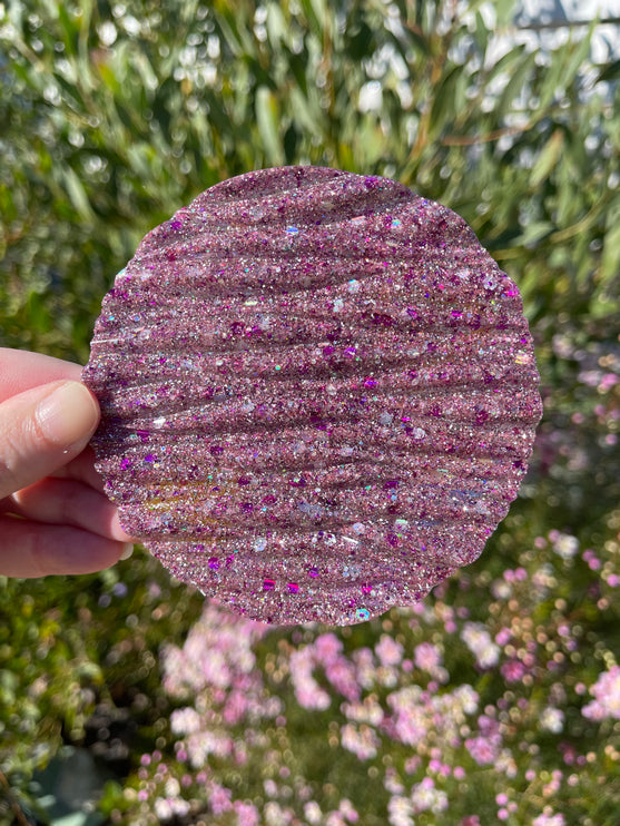 Double Sided -Pink and Gold Glimmer Shimmer