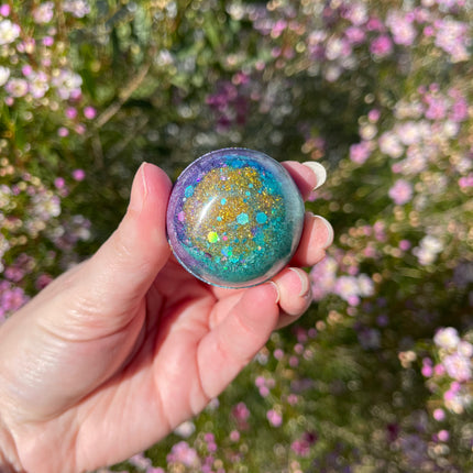 Round Flower Shimmer Glimmer