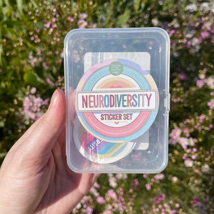 Neurodiversity Sticker Pack- 12 Vinyl Stickers