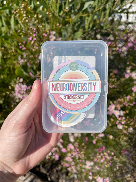 Neurodiversity Sticker Pack- 12 Vinyl Stickers