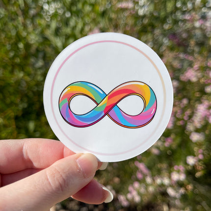 Rainbow Infinity Symbol Sticker