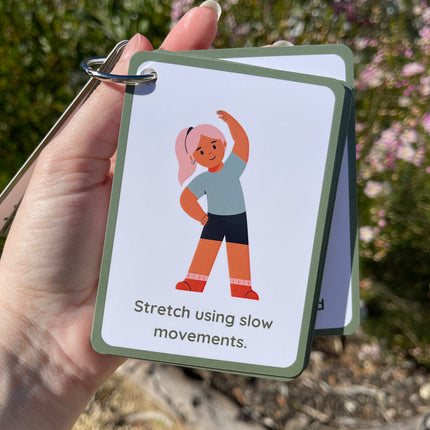 Calming Idea Cards- Ringed Set