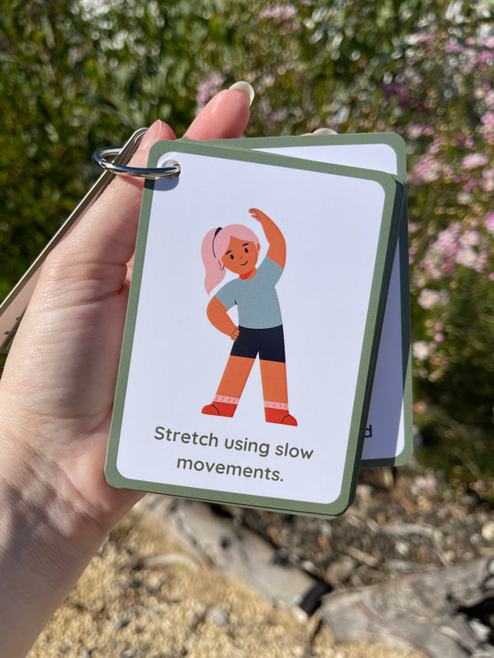 Calming Idea Cards- Ringed Set