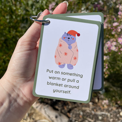Calming Idea Cards- Ringed Set