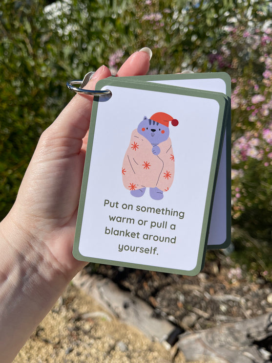 Calming Idea Cards- Ringed Set
