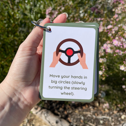 Calming Idea Cards- Ringed Set