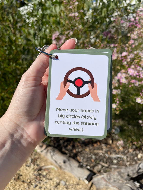 Calming Idea Cards- Ringed Set