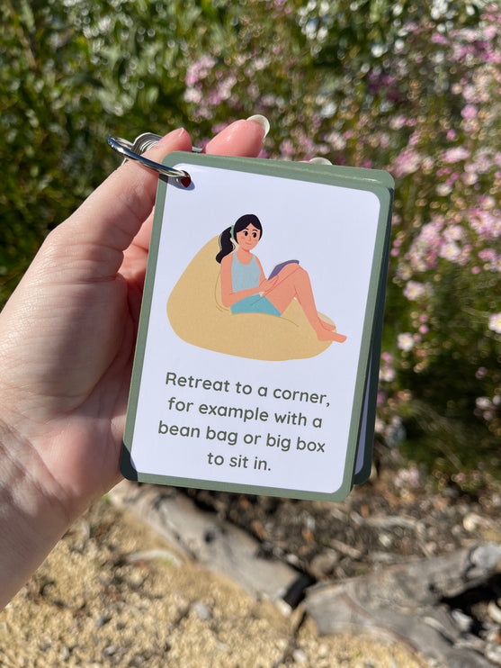 Calming Idea Cards- Ringed Set