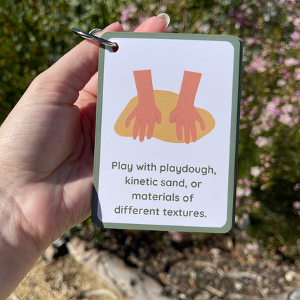 Calming Idea Cards- Ringed Set