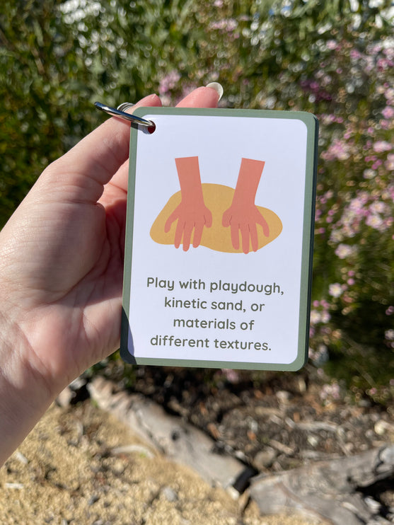 Calming Idea Cards- Ringed Set