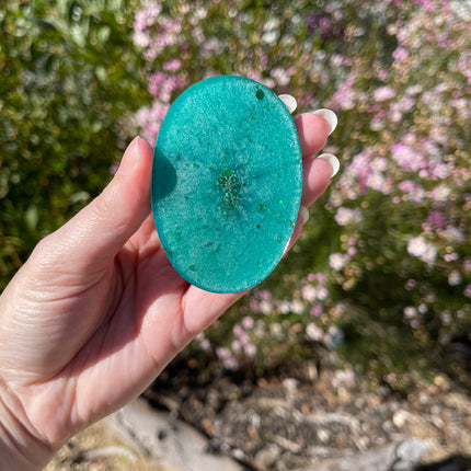 Green Stone Shimmer Glimmer