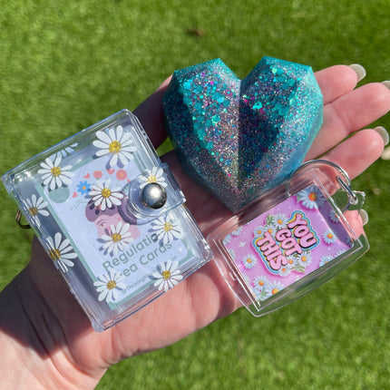 Gift Pack: Heart and Daisies Shimmer Glimmer