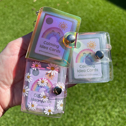 Little Keychain Book with Calming Idea Cards