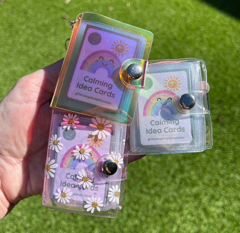 Little Keychain Book with Calming Idea Cards